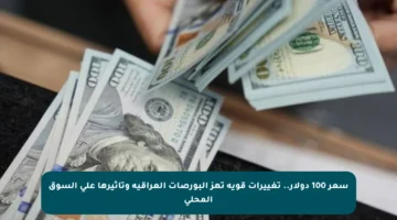 سعر 100 دولار.. تغييرات قوية تهز البورصات العراقية وتأثيرها على السوق المحلي